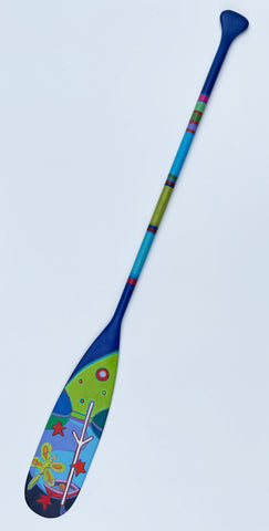 57" Paddle - Dragonfly with Green Sky
