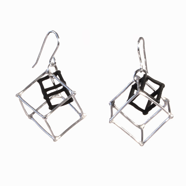 Double Cube Earrings
